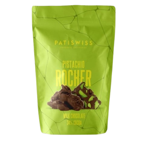 Patiswiss - Rocher Milk Chocolate Pistachio 80g