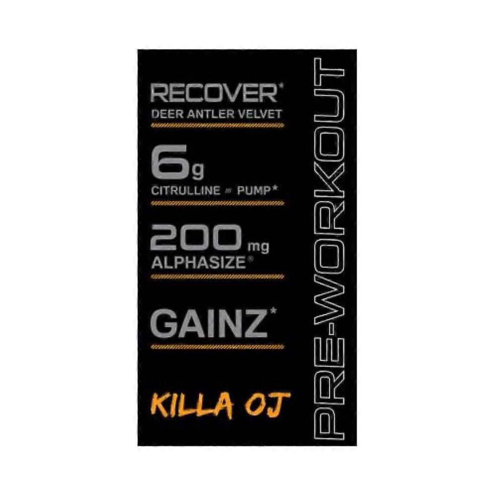 Bucked Up Pre-Workout - Killa OJ (25 Servings) new dsng