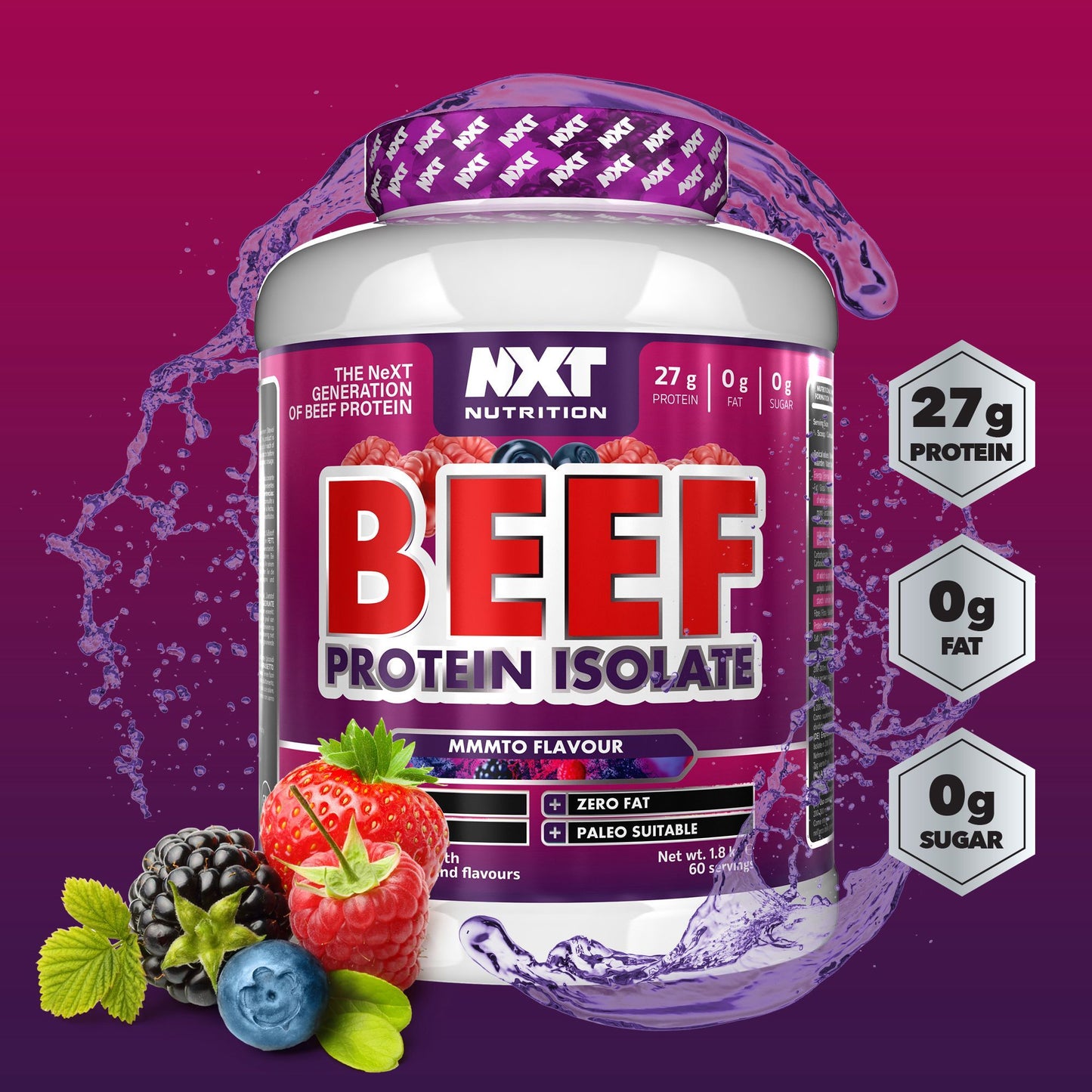 NXT - Beef Protein Isolate MMMTO 1.8 kg