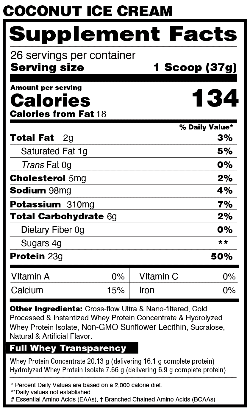 1up nutrition WHEY Protein coconut 962 g