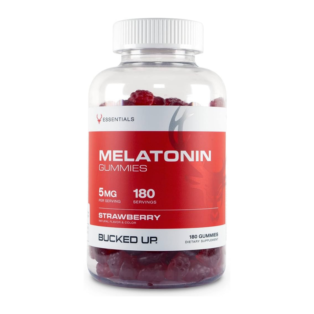 BUCKED Up - Melatonin 5mg Strawberry 180 Gummies