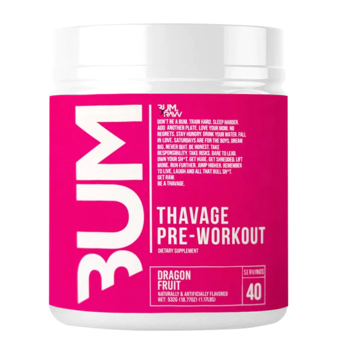 Raw - Cbum Thavage Pre-Workout Dragon Fruit 40 SRV