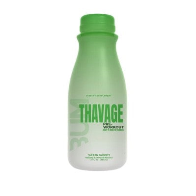 Raw - Bum Thavage Pre Work Out RTD Green Gummy 355 ml