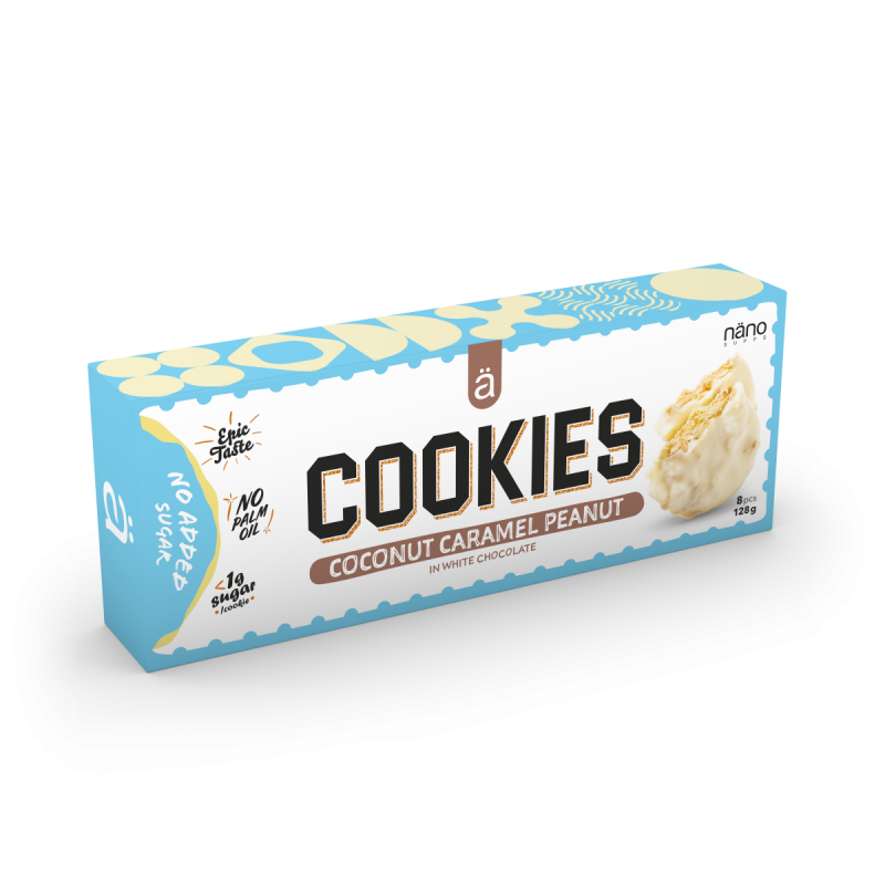 nano - Protein Cookies Coconut Caramel Peanut 128 g