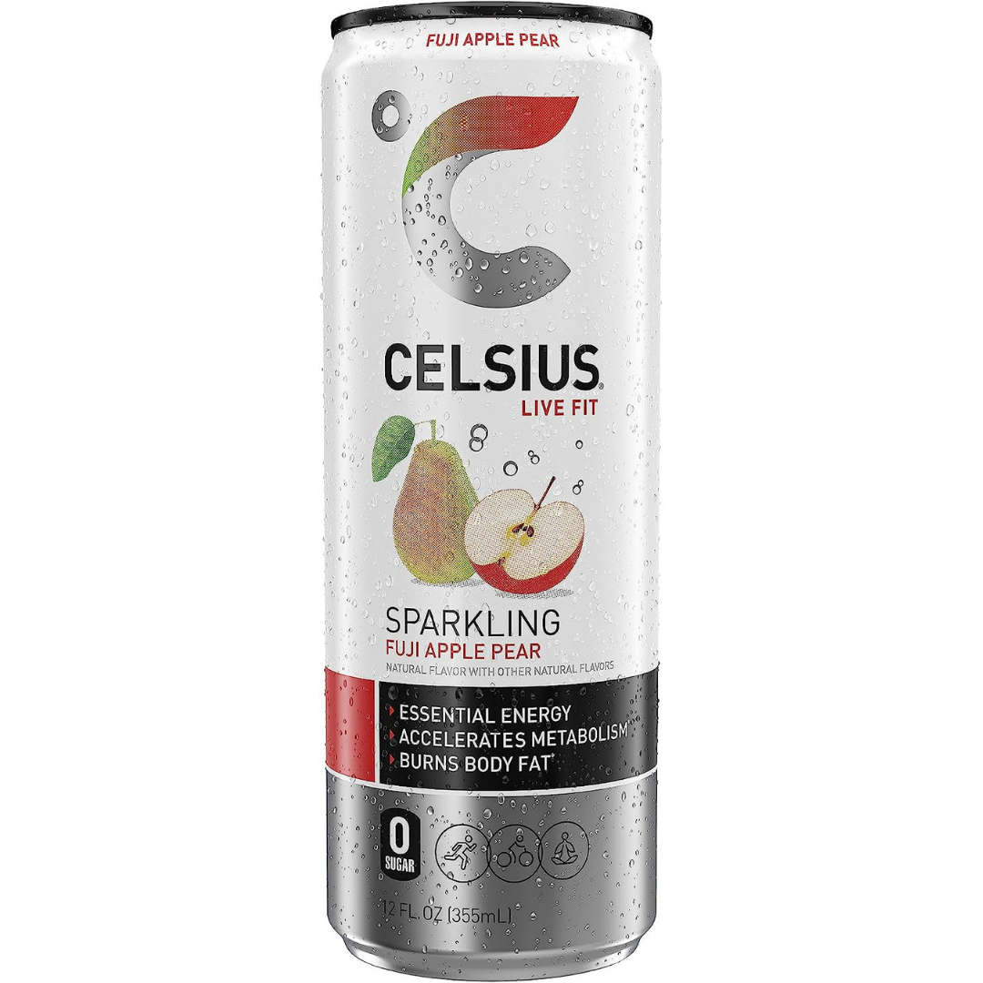 CELSIUS - Sparkling Drink Fuji Apple Pear 355ml