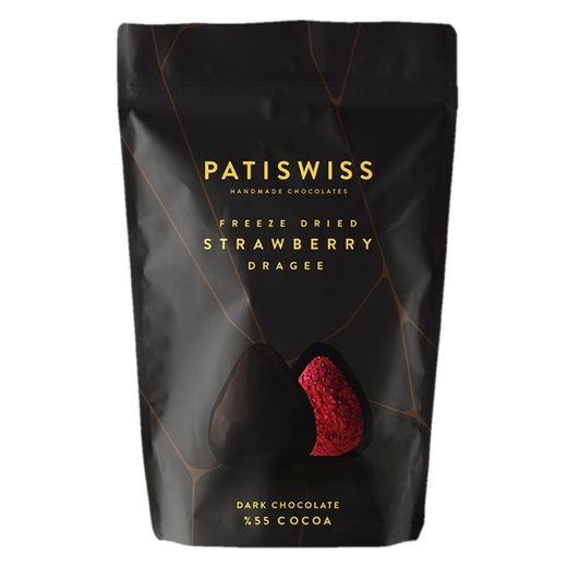 Patiswiss - Strawberry Dark Chocolate 80g