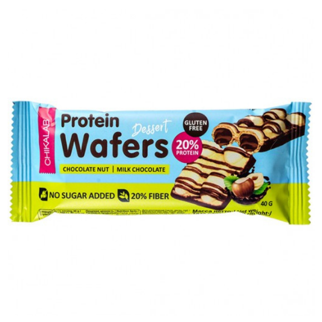 CHIKALAB - Protein Wafers Chocolate Nut