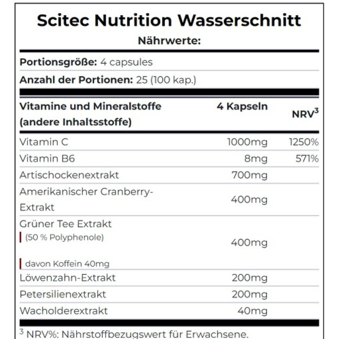 Scitec - Water Cut 100 Capsule