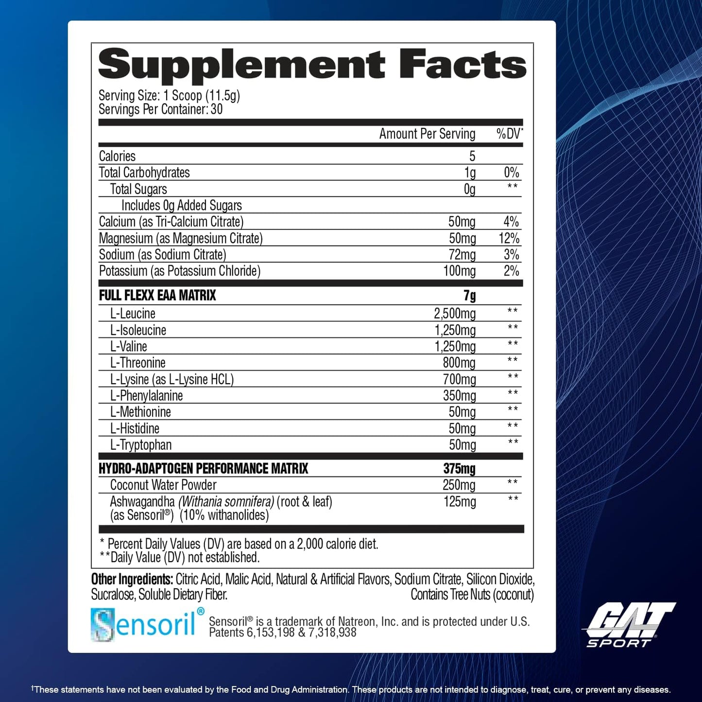 GAT - FLEXX EAAs Blue Razz 345 g