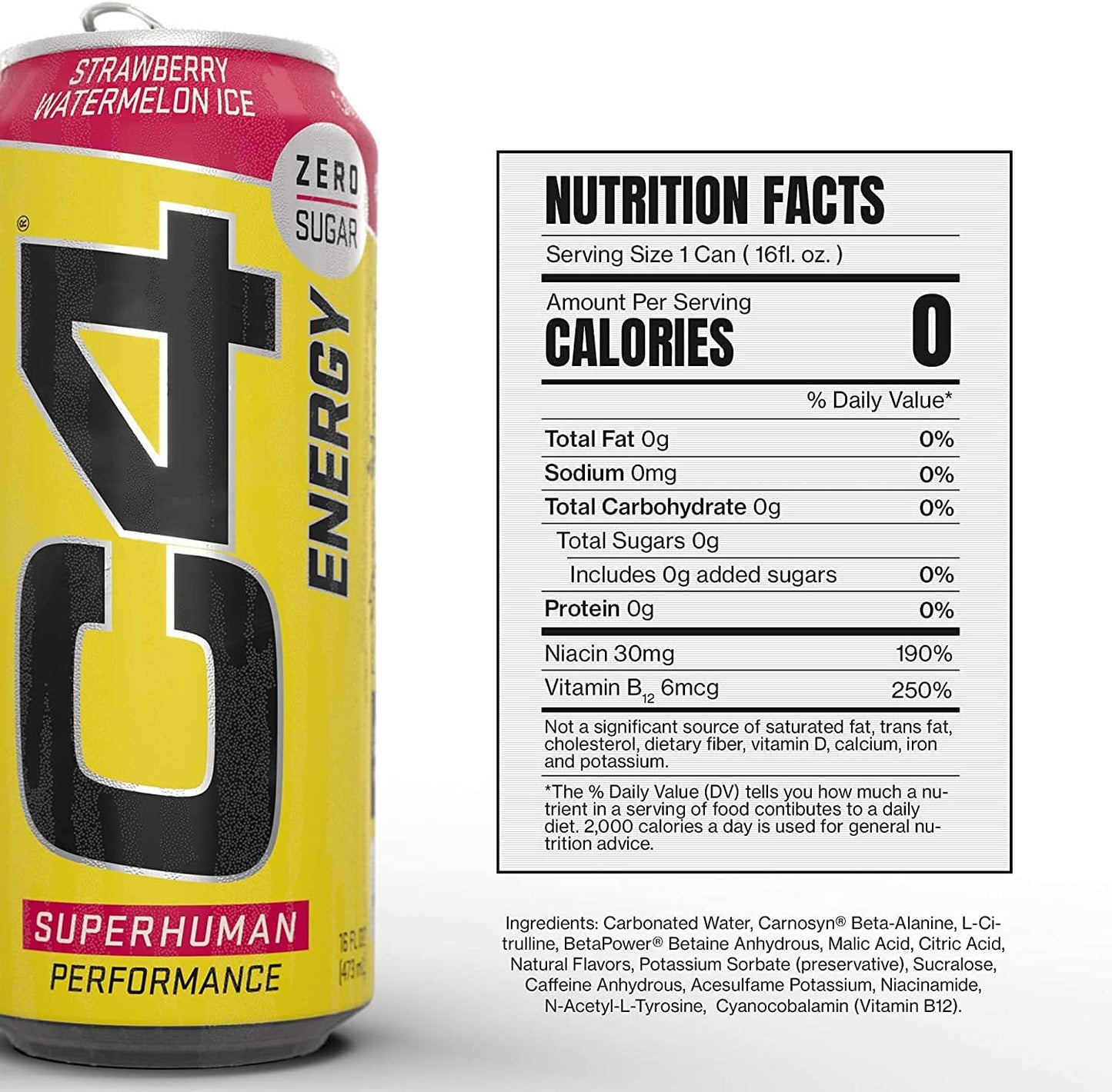 Cellucor C4 - Energy Drink Strawberry Watermelon Ice 473 ml