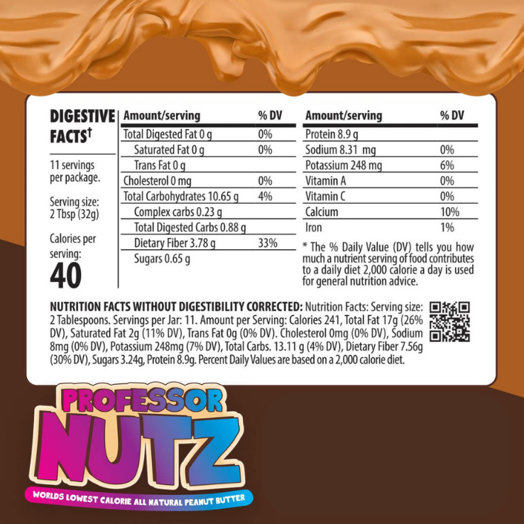 Professor Nutz - Organic Peanut Butter Cinnamon Cookie Crumb 352 g