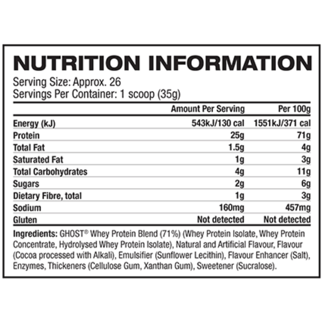 Ghost - Whey Protein White Chocolate Peppermint Bark 924 g