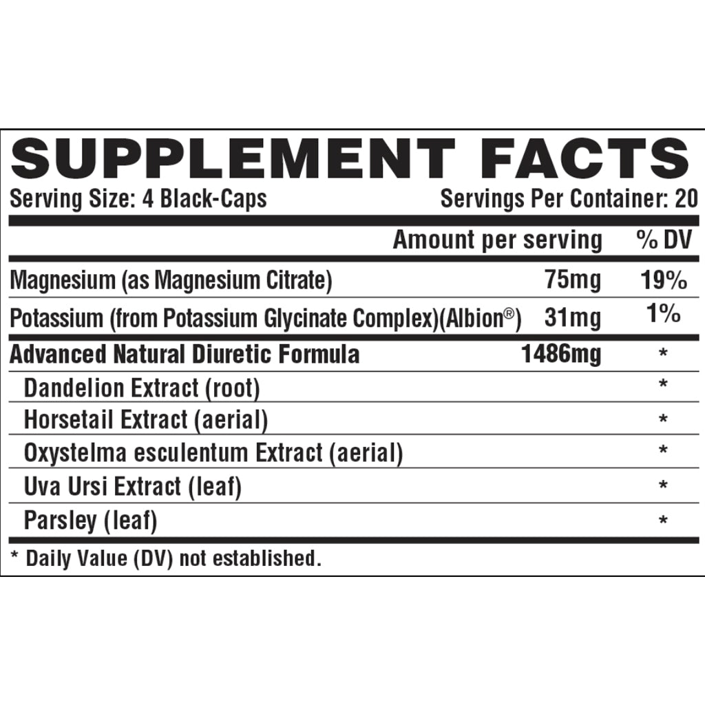 Lipo 6 Black - Diuretic (80 Cap)