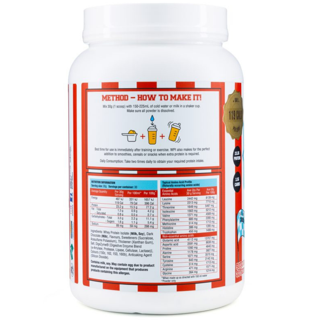 Adonis - Whey Protein Isolate Salted Caramel Choc Chip 900 g