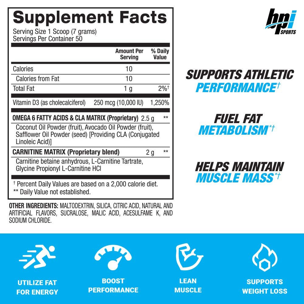 Bpi Sports - CLA + Carnitine Fruit Punch 350 g