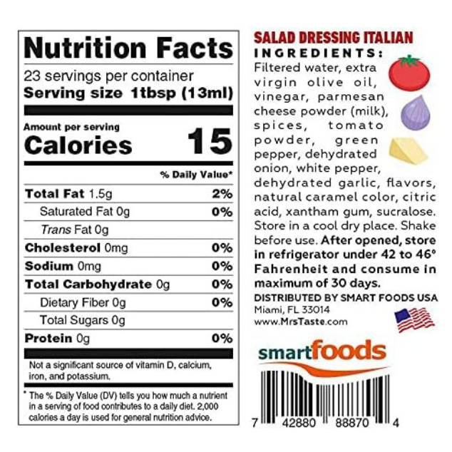 Mrs Taste - Italian Salad Dressing 300 ml