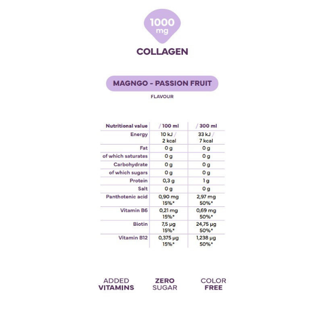 Nano - Collagen Vibe Mango Passion Fruit 330ml