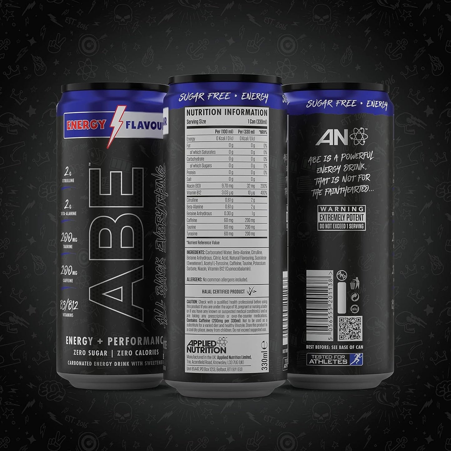 Applied Nutrition - ABE Pre Workout Cans Energy Flavour 330 ml