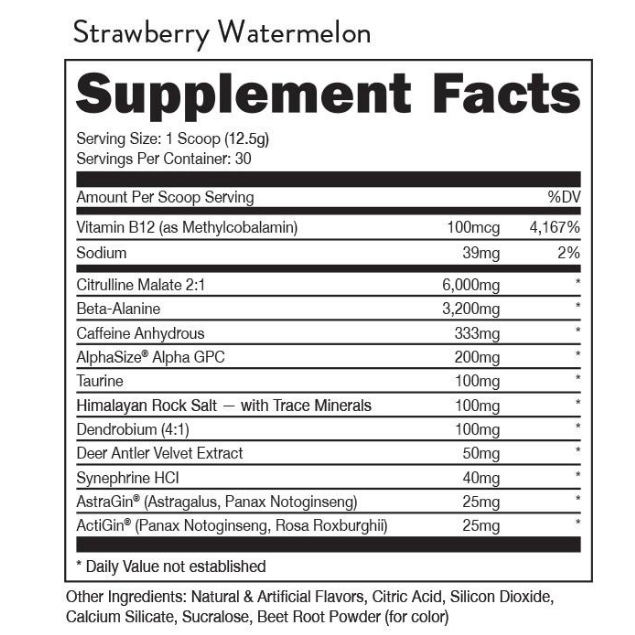 Bucked Up - Woke AF Strawberry Watermelon 363 g