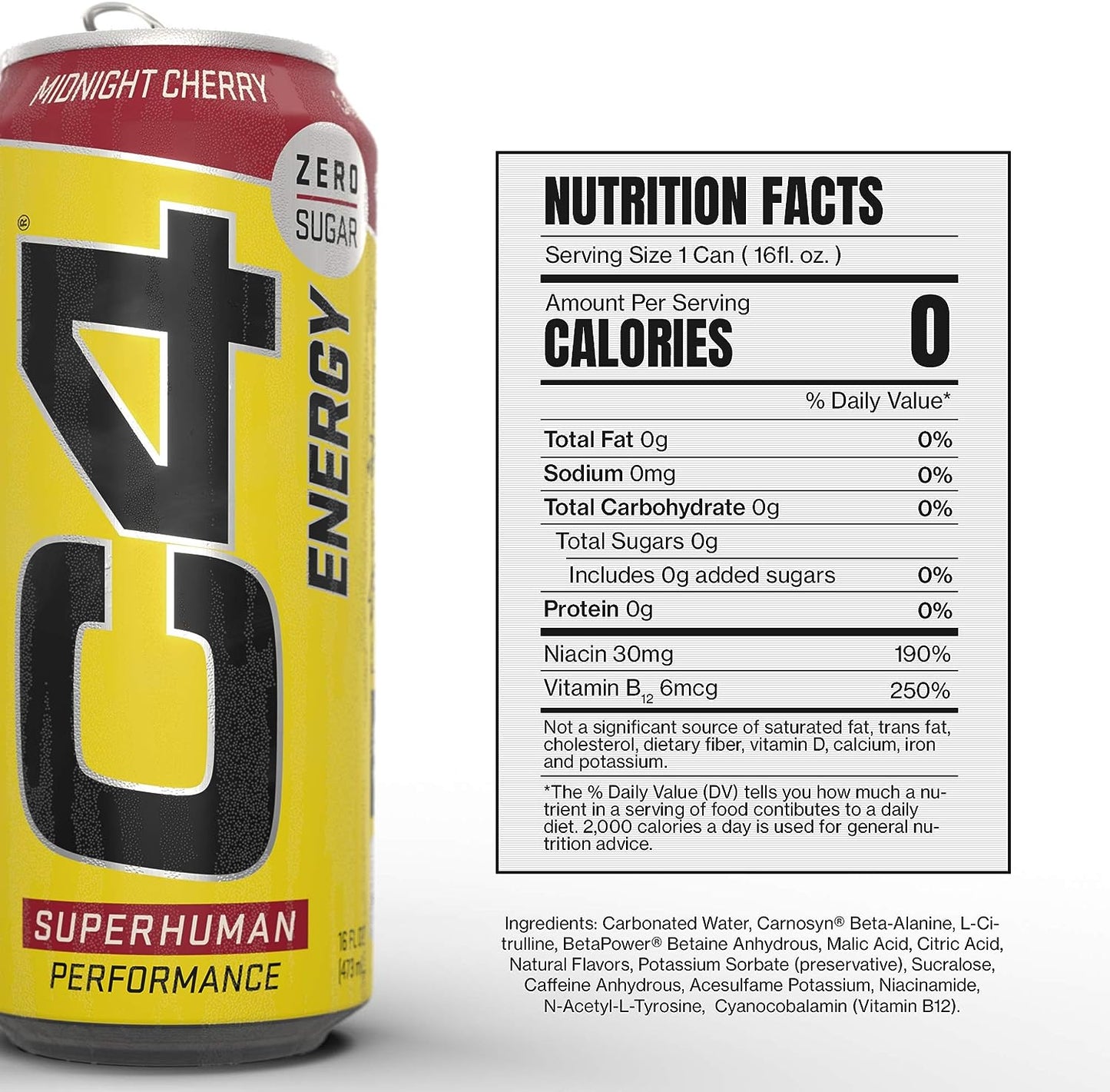 Cellucor C4 - Energy Drink Midnight Cherry 473 ml