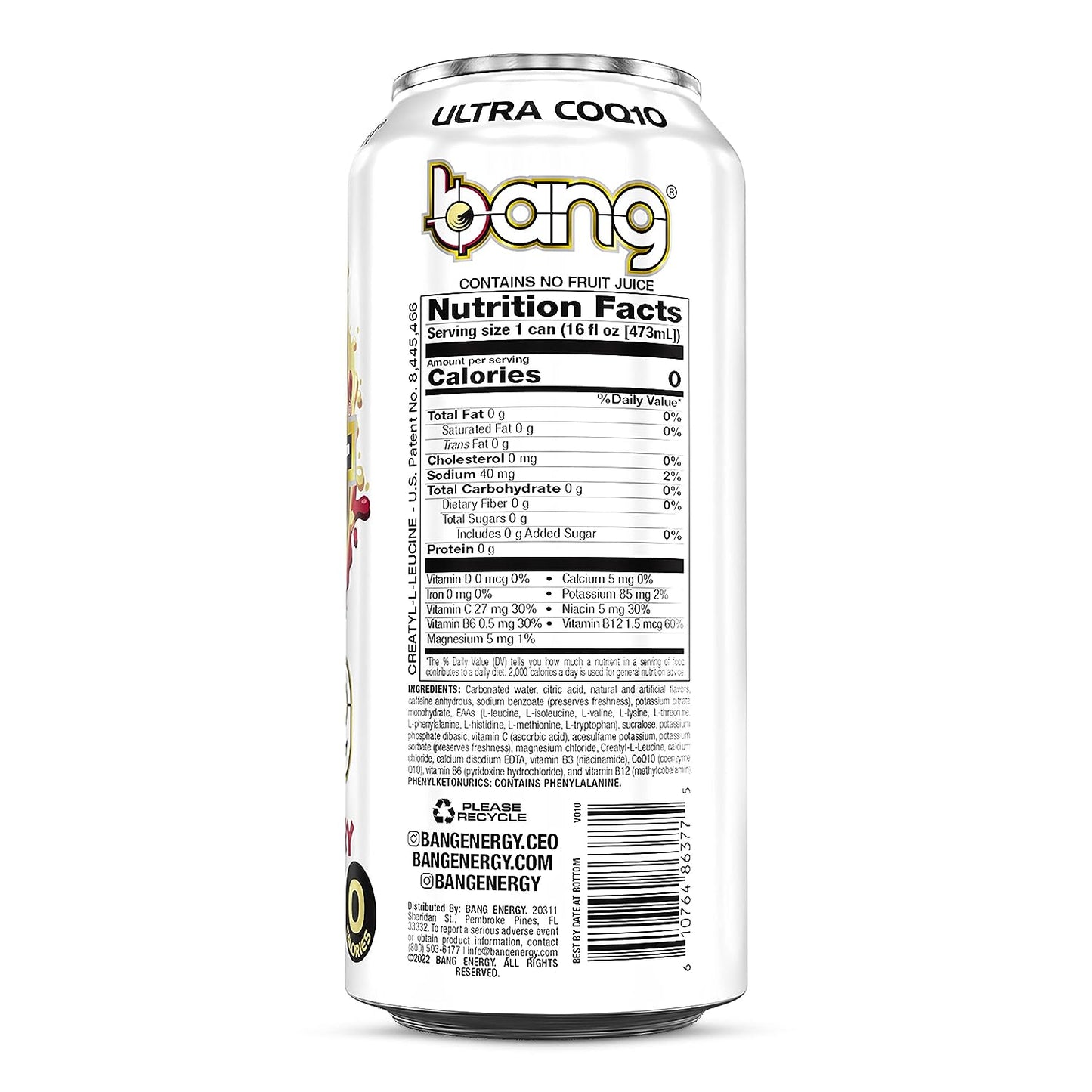 Bang Energy - Black Cherry Vanilla Energy Drink 473 ml