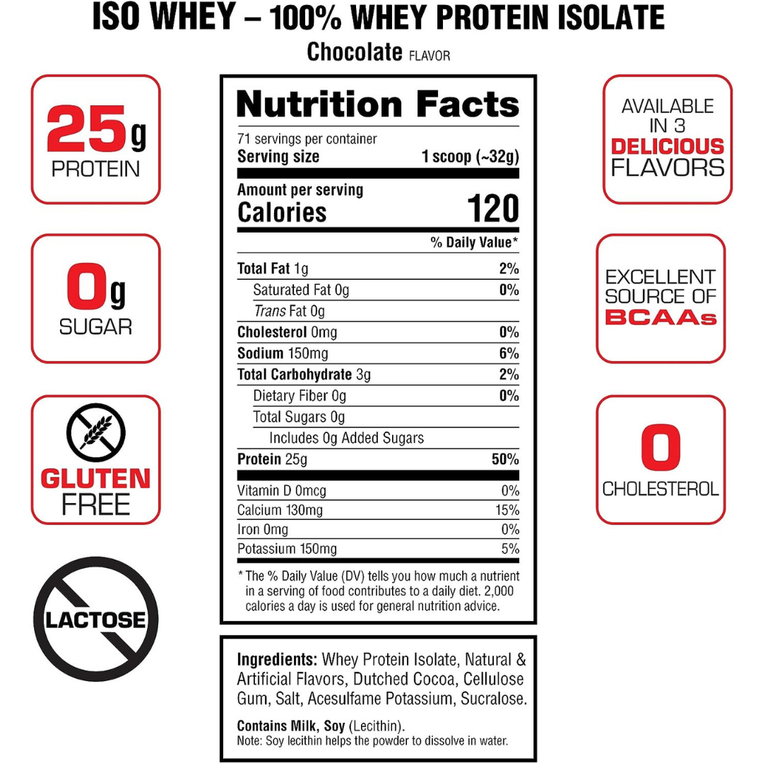 Labrada - Iso Whey Protein Chocolate 2.26 kg