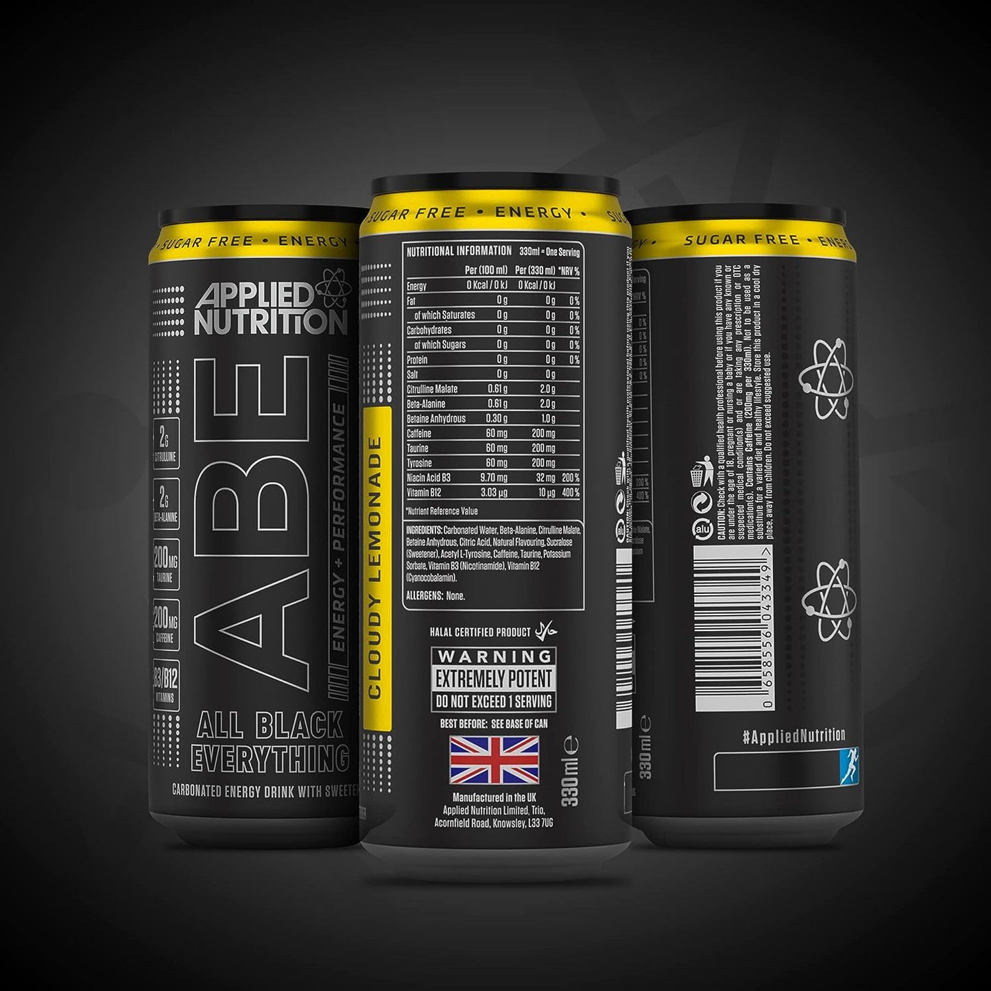 Applied Nutrition - ABE Pre Workout Cans Cloudy Lemonade 330 ml