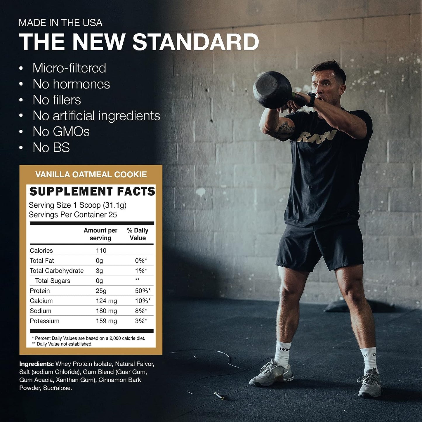 Raw - CBUM Itholate Protein Vanilla Oatmeal Cookie 775 g