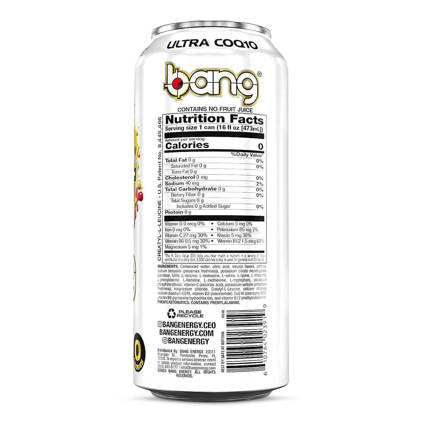 Bang Energy - Raging Raspberry Hibiscus Energy Drink 473 ml