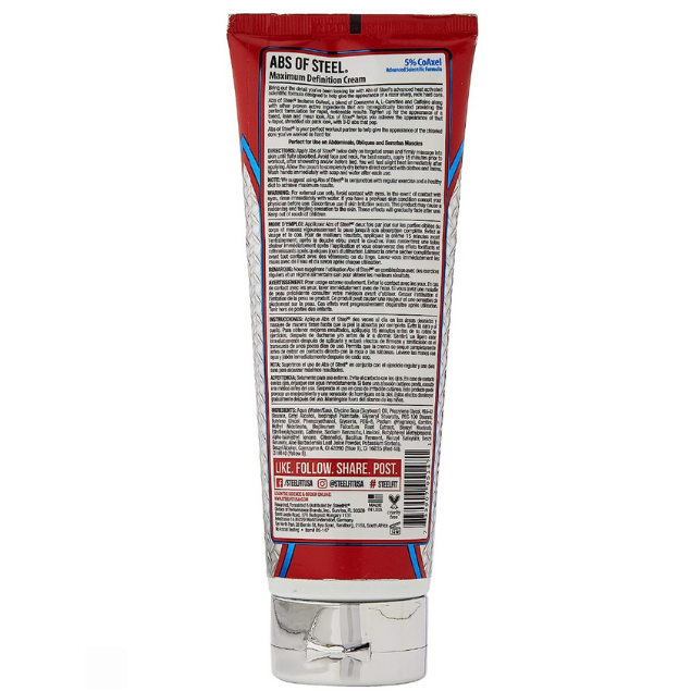 SteelFit - Abs of Steel Maximum Definition Cream 237mL