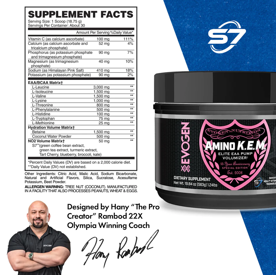 Evogen - Amino K.E.M. Pink Rose 429g