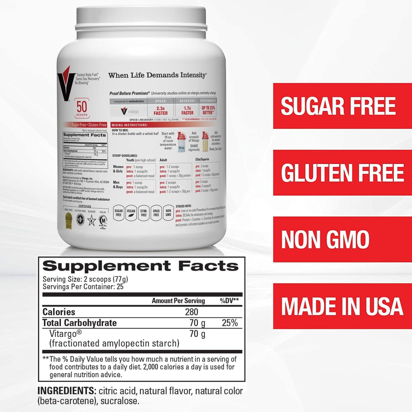 Vitargo - Unflavored 1.93 kg