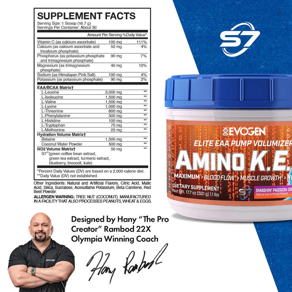 Evogen - Amino K.E.M. Smashin' Passion Orange 429g