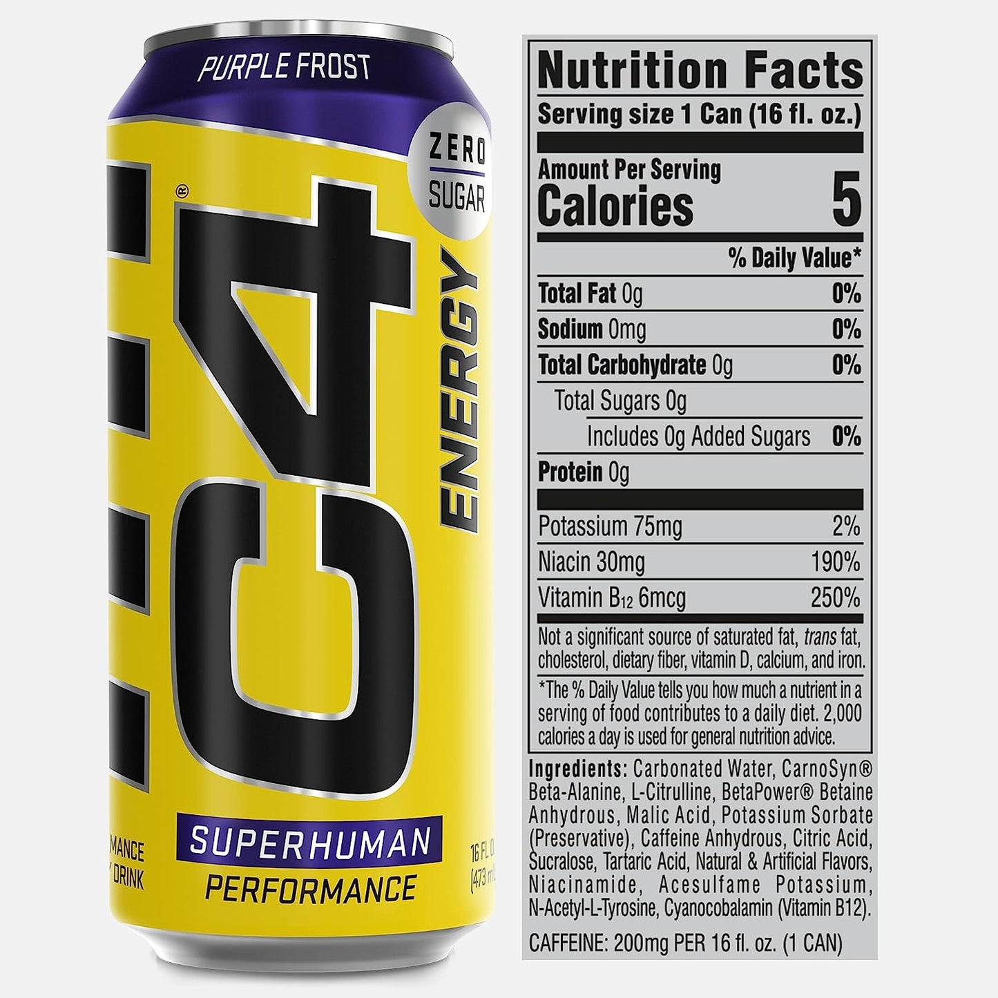 Cellucor C4 - Energy Drink Purple Frost 473 ml