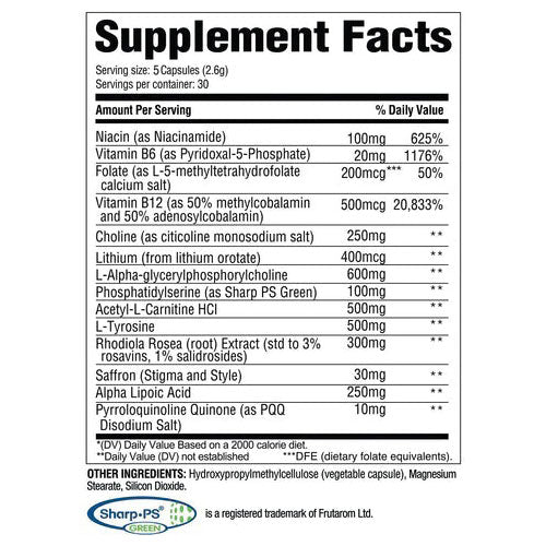 Revive – Brain+ 120 Vegetarian Capsules