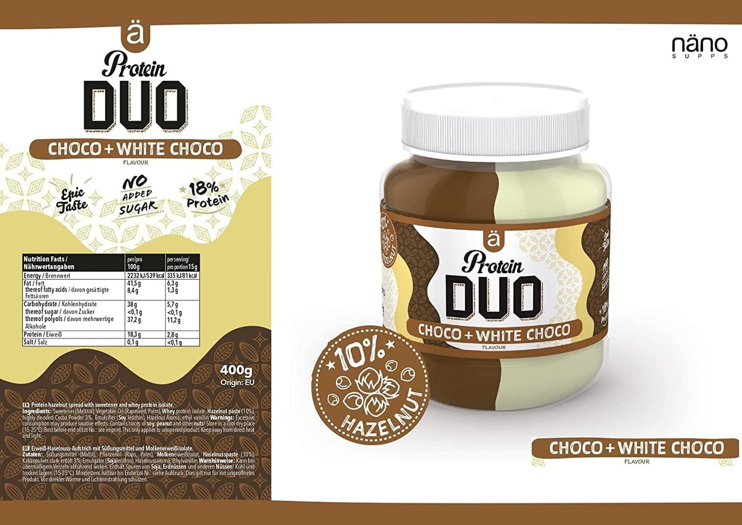 Nano - Protein Cream Duo 400 g