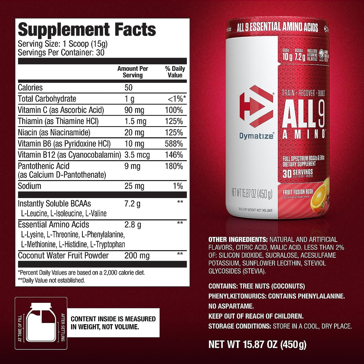 Dymatize - All9 Amino Fruit Fusion Rush