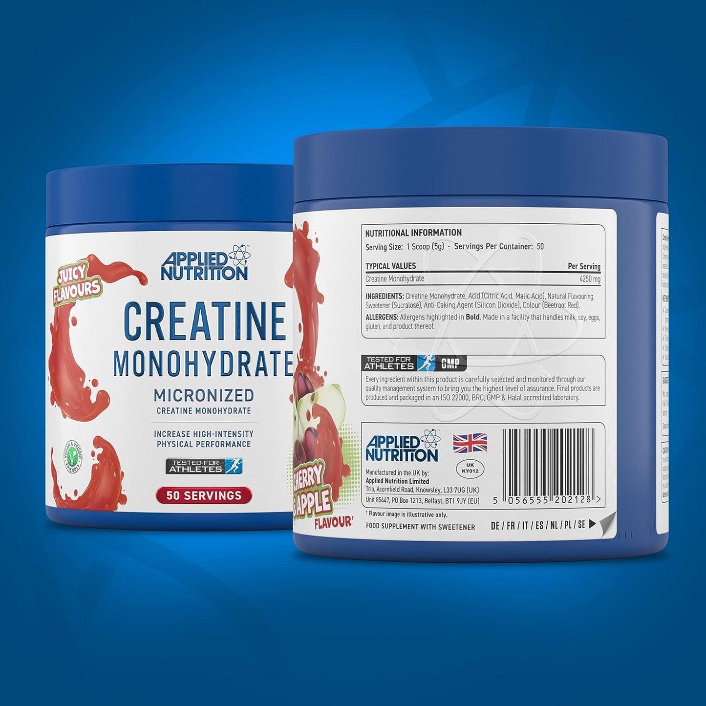 Applied Nutrition - Creatine Monohydrate Cherry & Apple 50 Servings