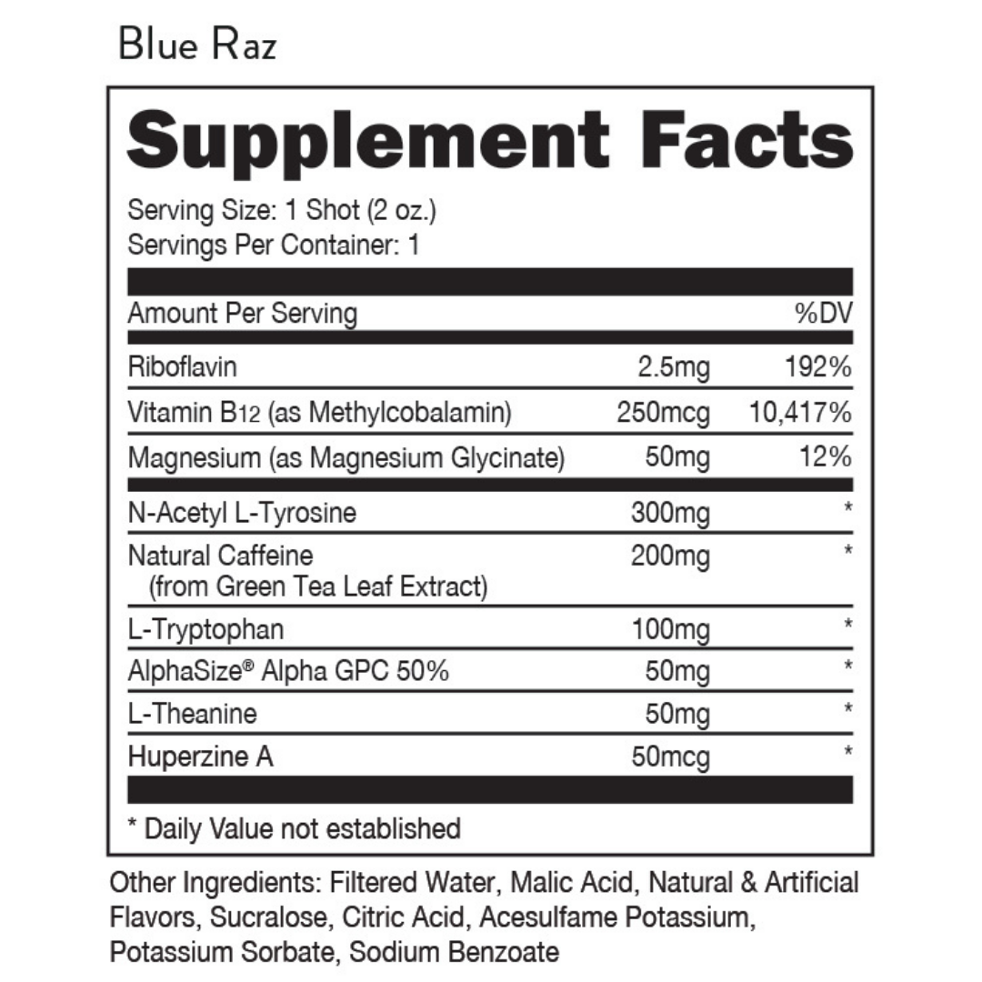 BUCKED Up - Buck Shot Blue Raz 59 ml