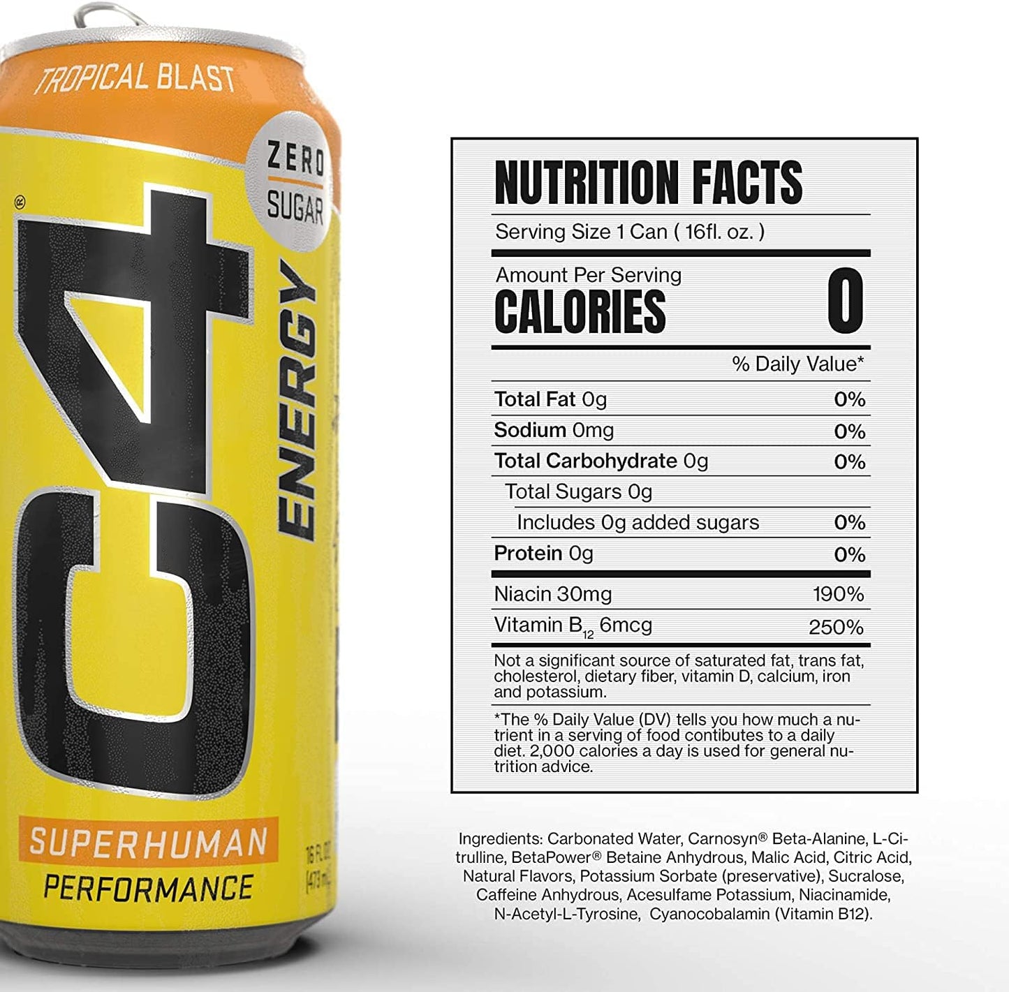 Cellucor C4 - Energy Drink Tropical Blast 473 ml