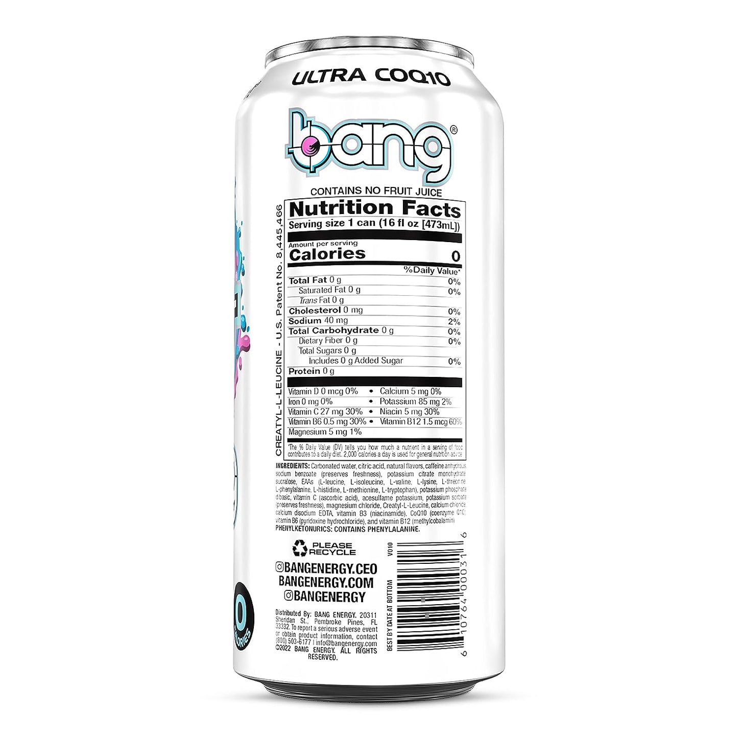 Bang Energy - Cotton Candy Energy Drink 473 ml