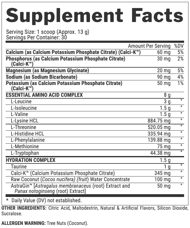 Nutrex - EAA+ Hydration Fruit Punch 390 g