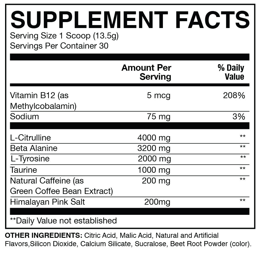 Raw - Cbum Essential Pre-Workout Orange 30 SRV