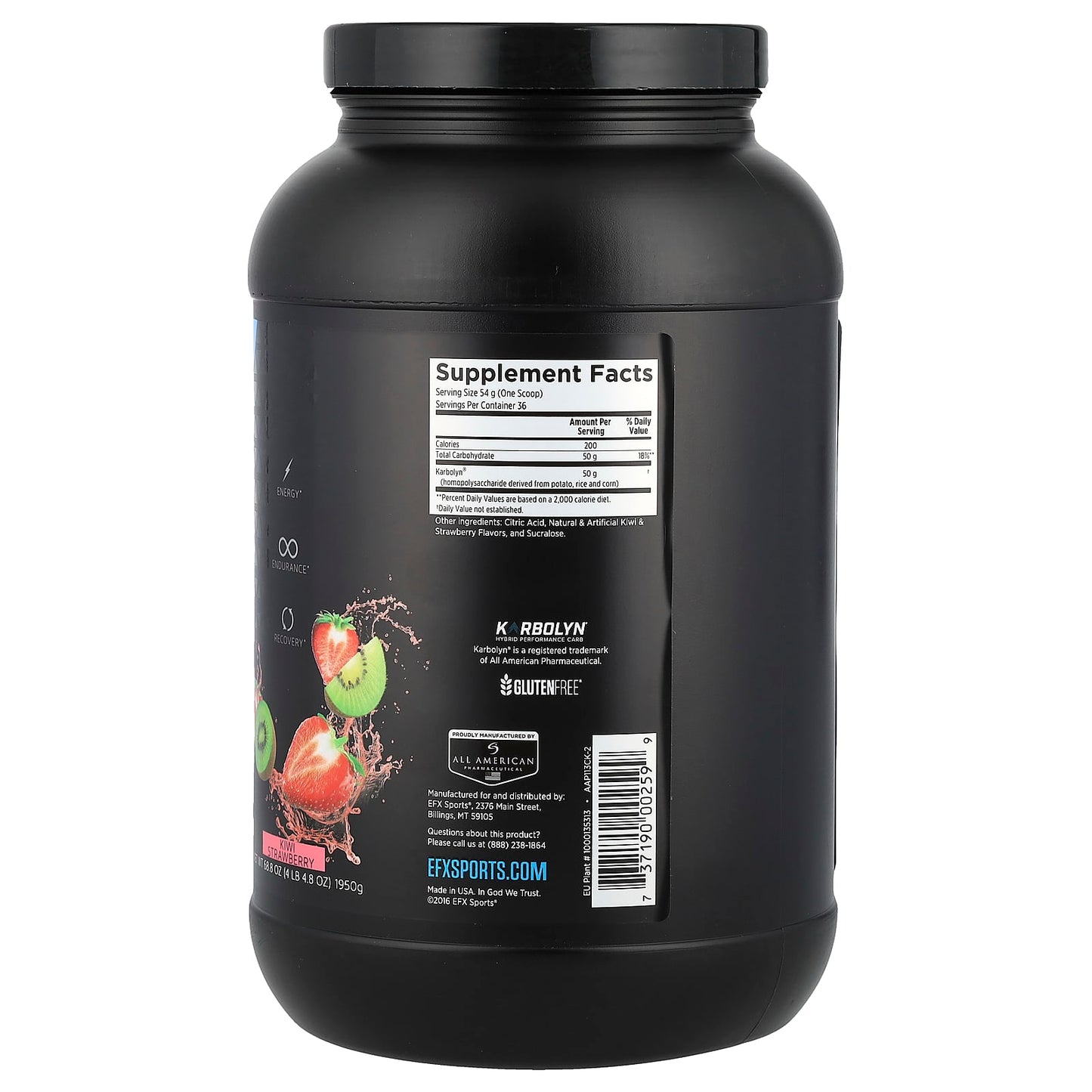 Karbolyn Fuel, Strawberry Kiwi, 68.8 oz (1950 g)