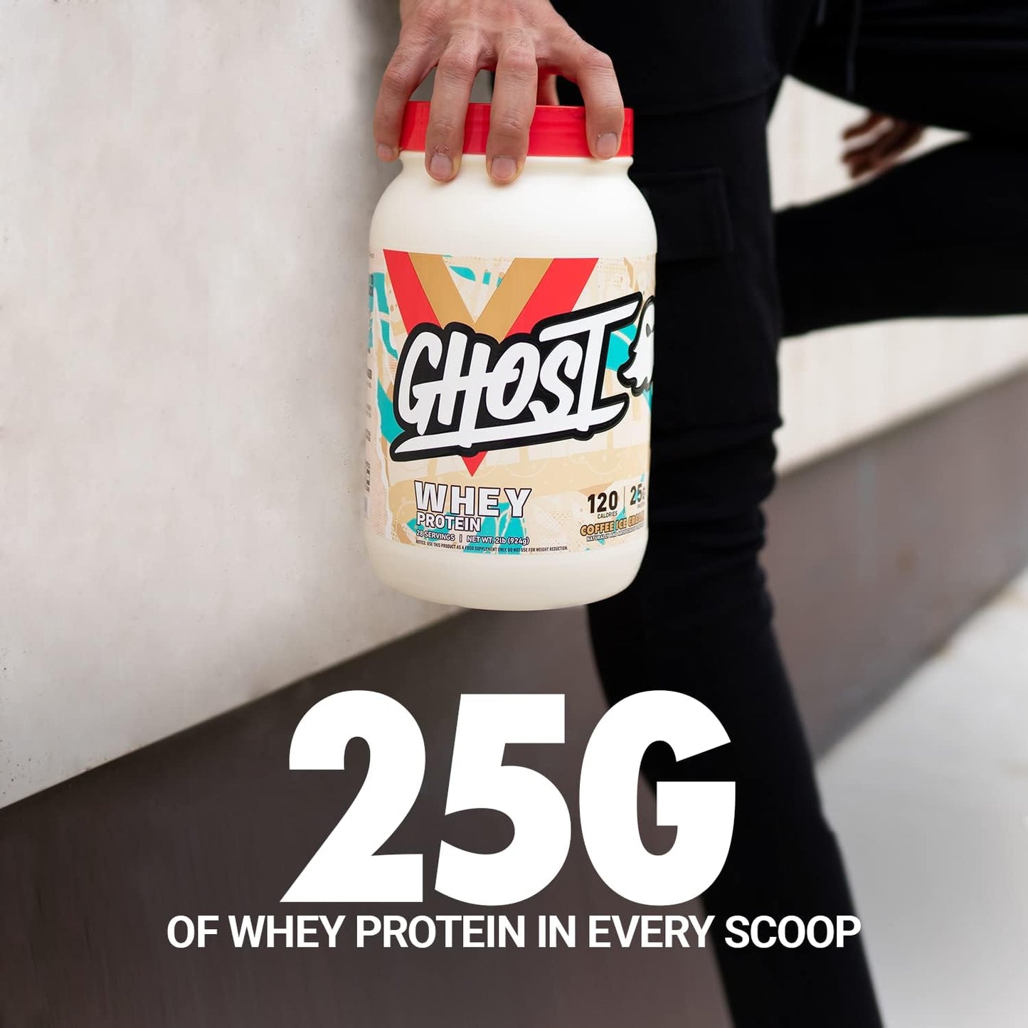 Ghost - Whey Protein Coffee Ice Cream 924 g
