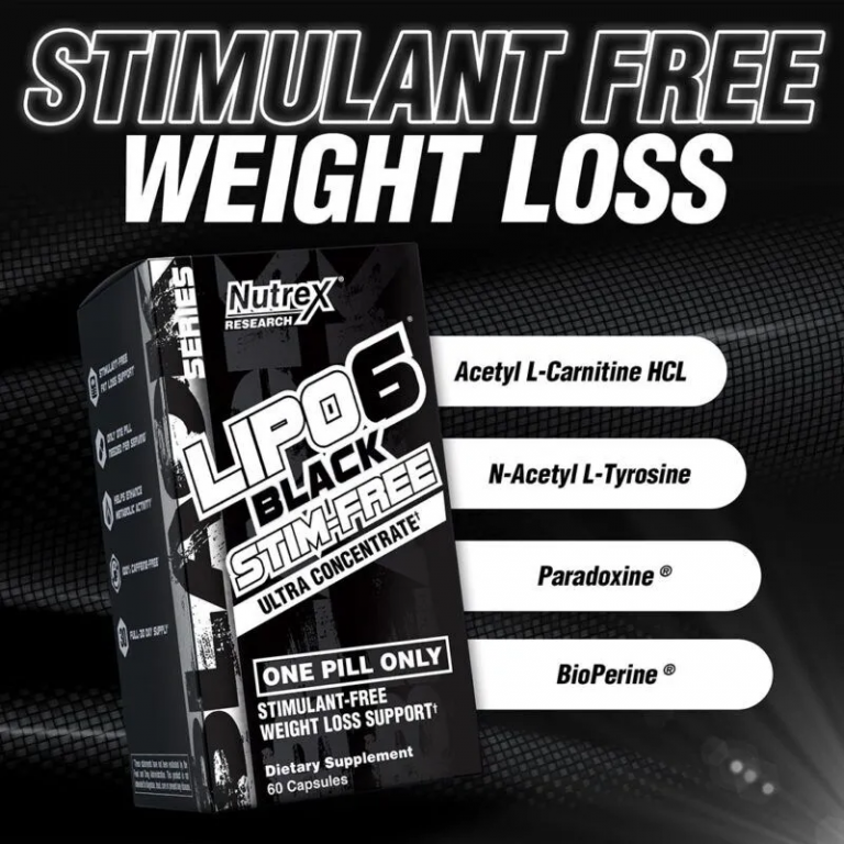 Lipo 6 Black - Stim-Free Ultra Concentrate (60 Cap)