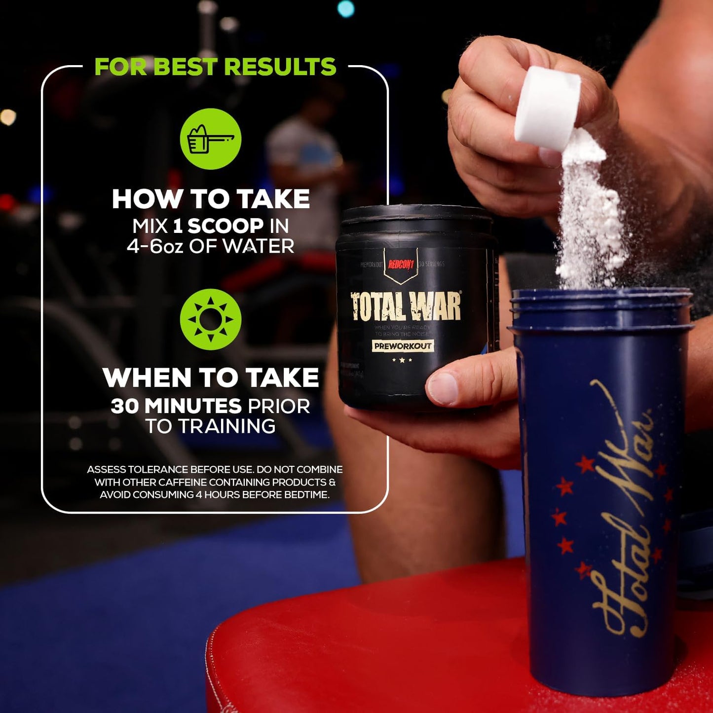 Redcon1 - Total War Pre Workout Powder Vice City 30 SRV
