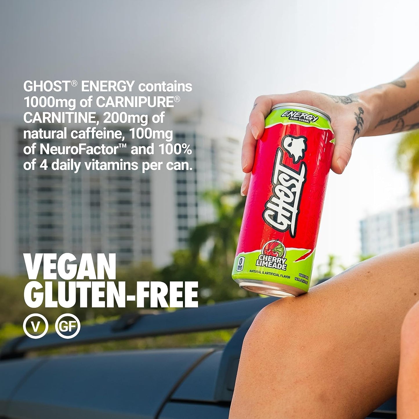 Ghost - Energy Drink Cherry Limeade 473 ml