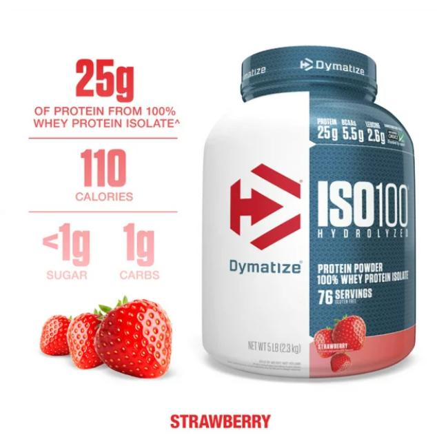 Dymatize Iso 100 - Strawberry 2.3 kg