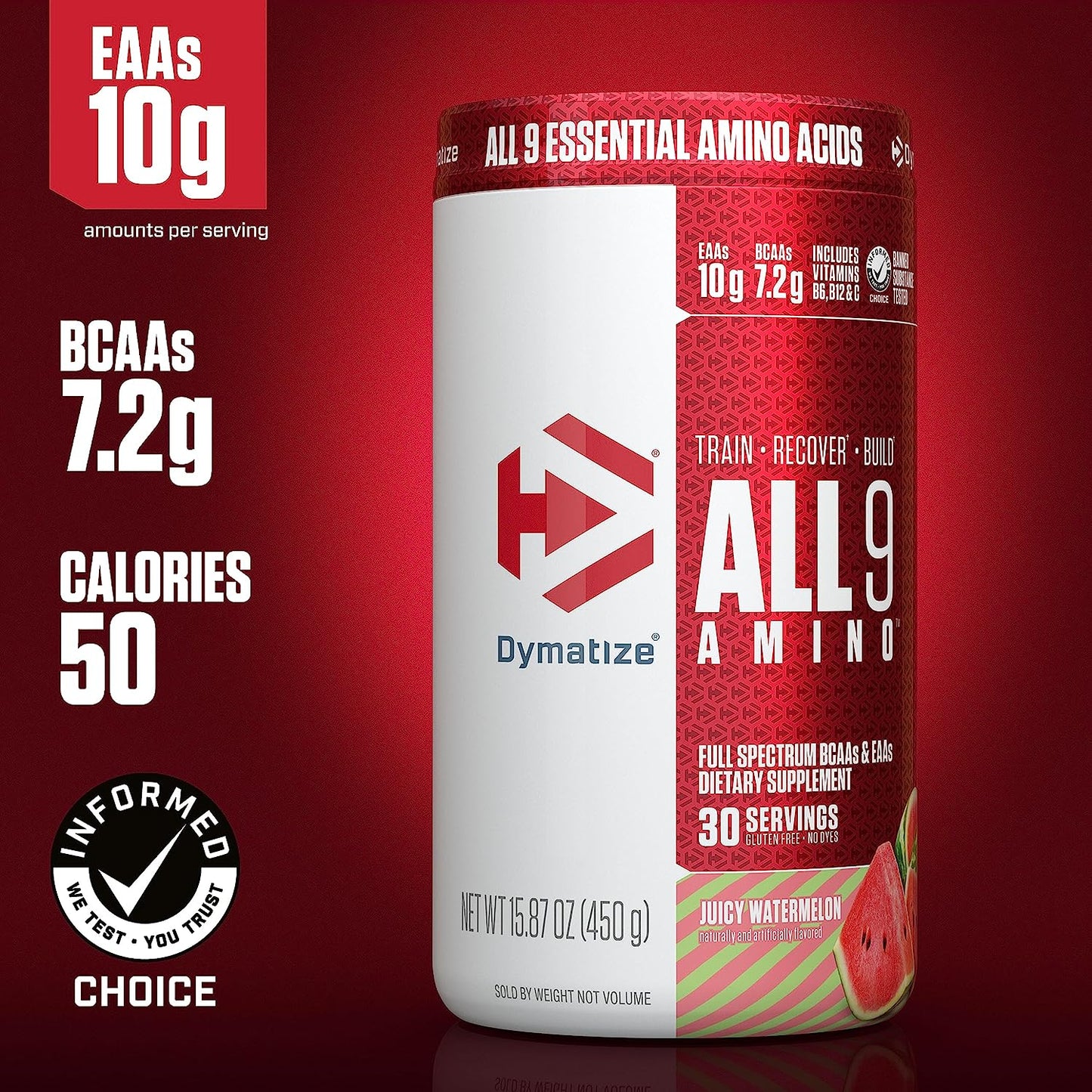 Dymatize - All9 Amino Juicy Watermelon 450 g